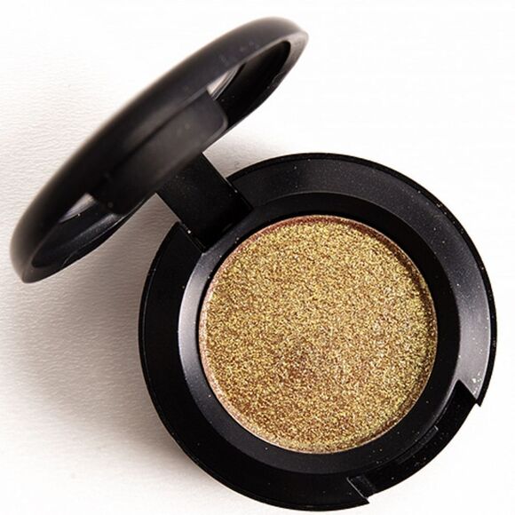 MAC I LIKE TO WATCH Dazzleshadow GREEN GOLD METALLIC SHIMMER - Picture 4 of 15